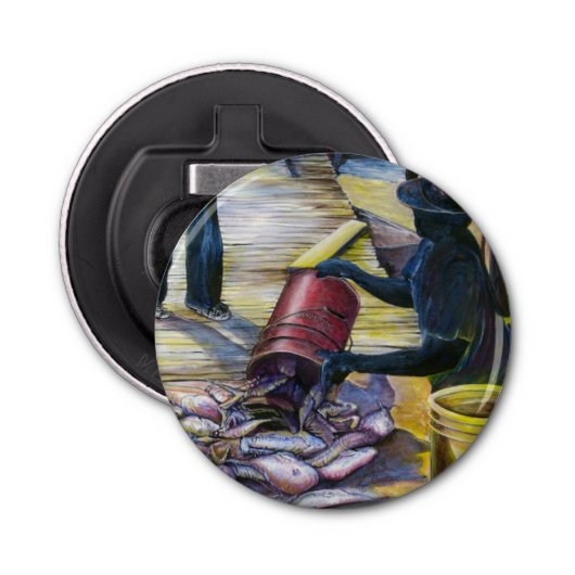 Menu van vandaag, Harbour Island Button Flesopener (Voorkant)