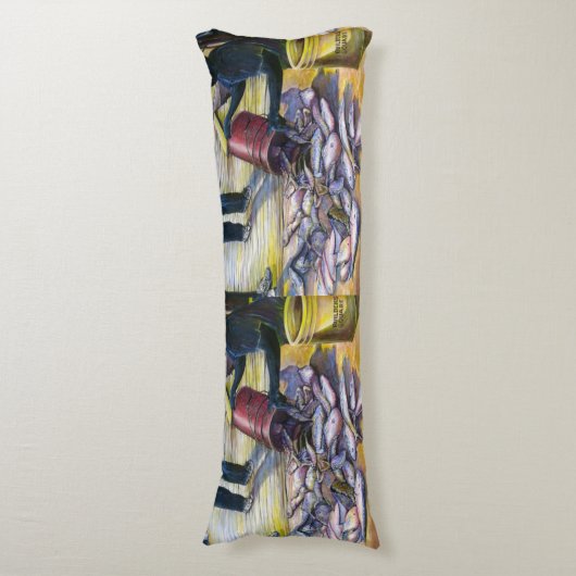 Menu van vandaag, Harbour Island Lichaamskussen (Voorkant Verticaal)