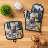 Menu van vandaag, Harbour Island Ovenwant & Pannenlap Set (Top down)