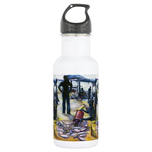 Menu van vandaag, Harbour Island Waterfles (Voorkant)