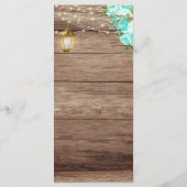 Menu - Verweerd Hout en Lantaarn - Blauwgroen (Achterkant)