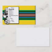 Menu-Visitekaartje Visitekaartje (Voorkant / Achterkant)
