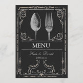   menu voor het dineren van de Silver Spoon Fork (Voorkant)