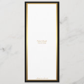 Menu Vrienden, menu vergadering, grote Gatsby, wit (Achterkant)