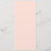 menu waterverf blozen bruiloft (Achterkant)