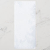 Menu waterverf Blue Gold Mountain buitenshuis brui (Achterkant)