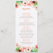 Menu waterverf Canopy Wedding (Voorkant)