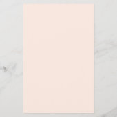 Menu waterverf Flowers Calligraphy Script (Achterkant)