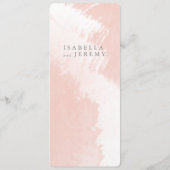 menu waterverf gemengde bruiloft (Achterkant)