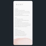 menu waterverf gemengde bruiloft (EENVOUDIGE INDEL<br><div class="desc">waterverf het brutale trouwmenu. Elegant modern bruiloft. Deel van een collectie</div>