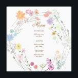 menu waterverf wildbloemen<br><div class="desc">rondmenu</div>