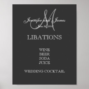 Menu Weddenbalk Poster