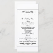 Menu Weddenschap (Voorkant / Achterkant)