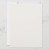 Menu Weddenschap | Ivory Peonies en Blush Magnolia Kaart (Achterkant)