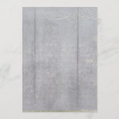 Menu Weddenschap Rustic Elegant Floral Pink Peonie (Achterkant)