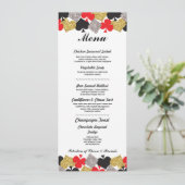 Menu Weddenschappen Kaart Las Vegas (Staand voorkant)