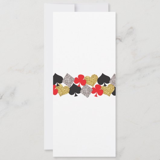 Menu Weddenschappen Kaart Las Vegas (Achterkant)