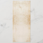 Menu Weddenschappen Receptie Rustige Skulls Rozen  (Achterkant)