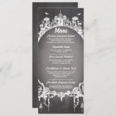 Menu Weddenschappen Reception Gothic Lijst Hallowe (Voorkant / Achterkant)