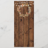 Menu Weddenschappen Reception Rustic Wood Herfst L (Achterkant)