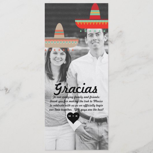 Menu Wedding of Fiesta (Achterkant)