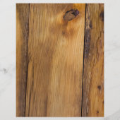 Menu Westerne bruiloft land Sunflower (Achterkant)