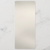 Menu White Floral Wedding (Achterkant)