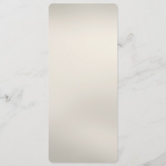 Menu White Floral Wedding (Achterkant)