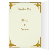 Menu White Roses Wedding (Binnen (Links))