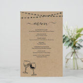 Menu Wijnbewerking (Staand voorkant)