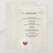 Menu Wijnbewerking (Voorkant / Achterkant)