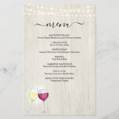 Menu Wijnbewerking (Voorkant)