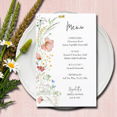 Menu Wildbloemen Vrijgezellenfeest
