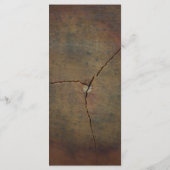 Menu Wildflower Oak Wood Weddenschap (Achterkant)