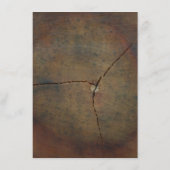 Menu Wildflower Oak Wood Weddenschap (Achterkant)