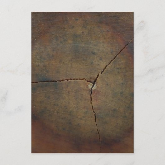 Menu Wildflower Oak Wood Weddenschap (Achterkant)