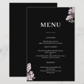Menu Wildflower Wedding (Voorkant / Achterkant)