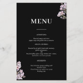Menu Wildflower Wedding (Voorkant)