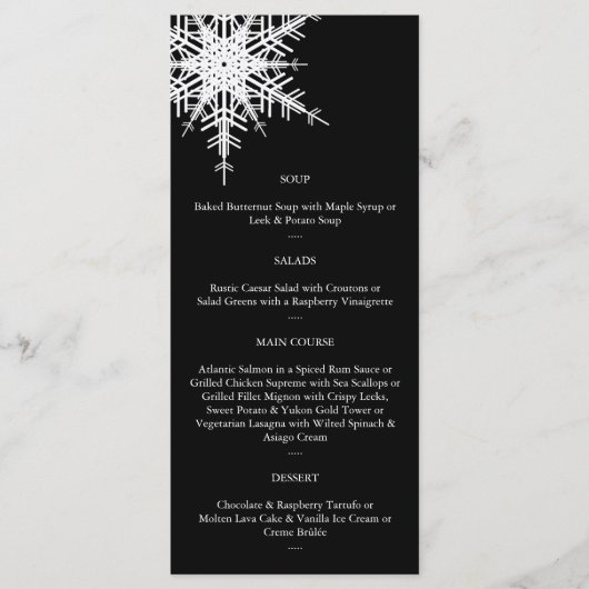 Menu Winter Weddenschap (Voorkant)