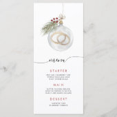 Menu Winterkerstversiering (Voorkant)