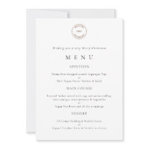 Menu zakelijke kerstfeestdagen