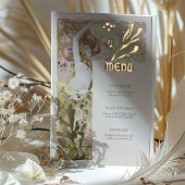 Menu  Zeemeermin Art Nouveau Folie Uitnodiging