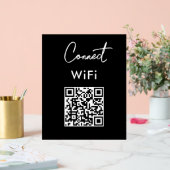 Menu zonder aanraakfunctionaliteit QR Connect WiFi Acryl Bord (Huwelijk)
