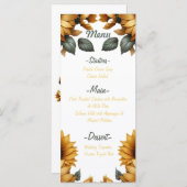 Menu Zonnebloempitten (Voorkant / Achterkant)