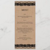 Menu Zwart gezicht en schoot (Voorkant)