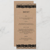 Menu Zwart gezicht en schoot (Voorkant / Achterkant)