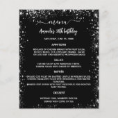 Menu zwart zilver wit budget (Voorkant)