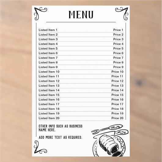 Menublad om als Sjabloon te gebruiken Flyer