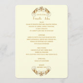 menubruiloft, menuvergadering, geweldige gatsby; m menu (Achterkant)