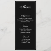 Menukaart (Voorkant)